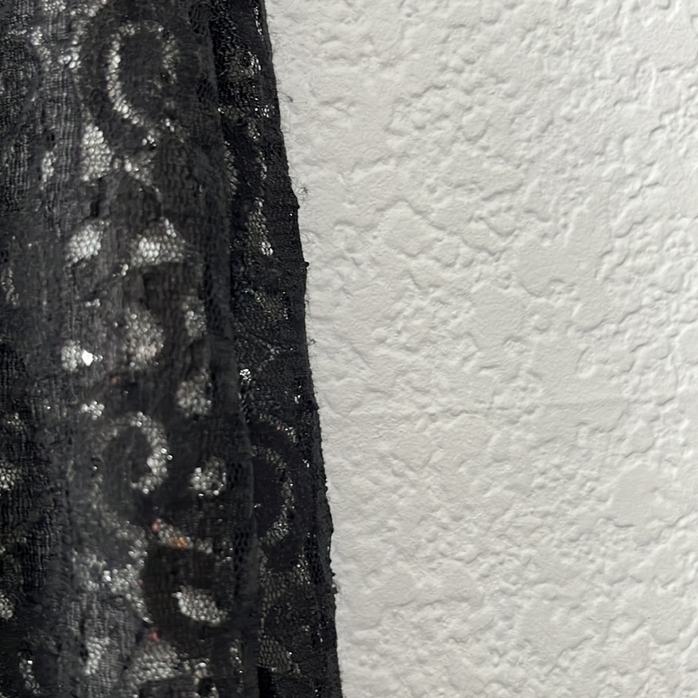 Jessica McClintock Gunne Sax Lace Sequin Maxi Dress - Picture 16 of 17